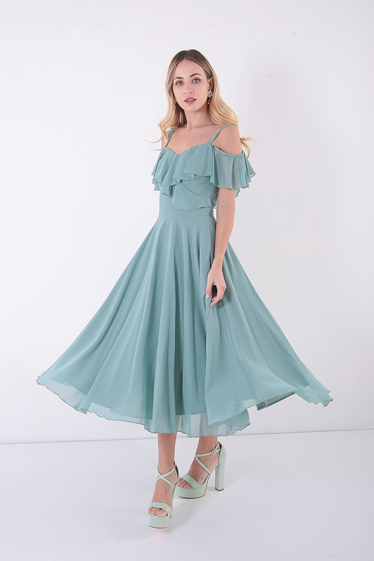 MADISON MIDI DRESS BY AMINA MURR MINT - My Ladida Boutique