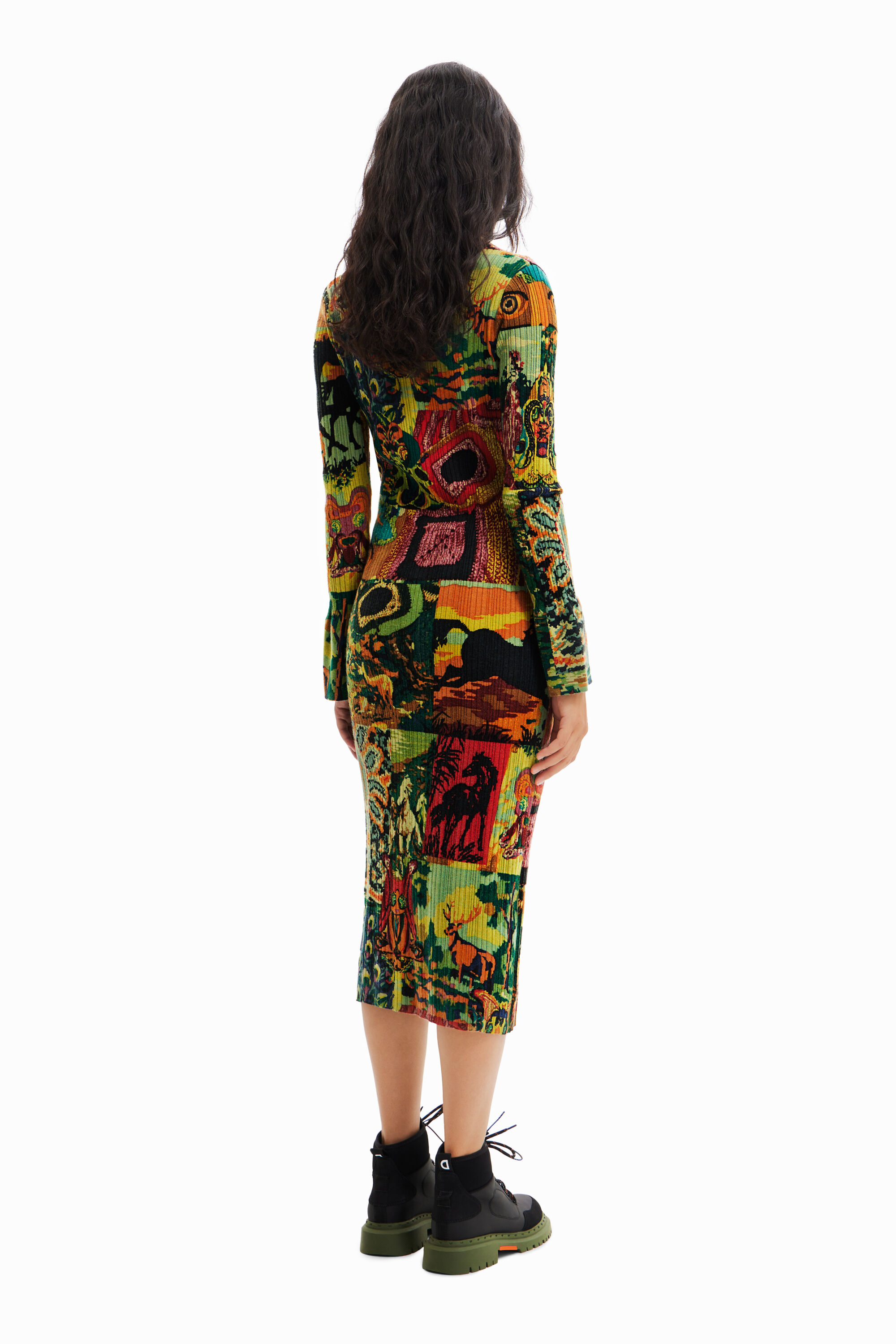 M. CHRISTIAN LACROIX MIDI DRESS | Brandshop