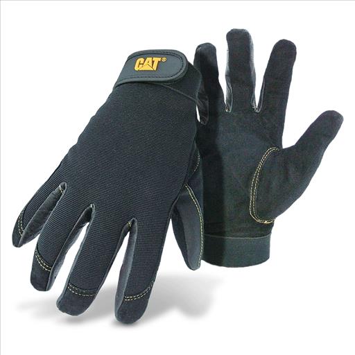 GLOVE CAT012201L REVERSED PIGSKIN GRAIN PALM AND FINGERTIPS , SIZE LARGE