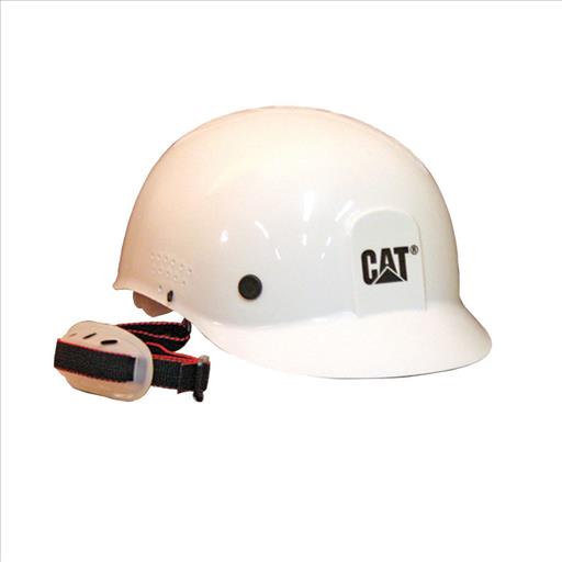CAT019630 WHITE POLYPROPYLENE BUMP CAP HAT