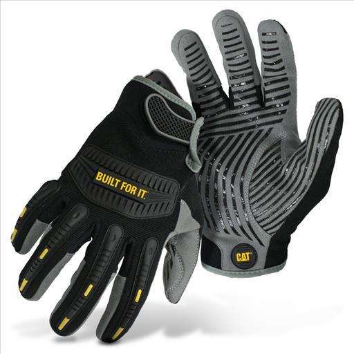 GLOVE CAT012230L SYNTH. PALM IMPACT WITH SILICON GRIP , MOLDED KNUCKLE IMPACT PROTECTION, SIZE LARGE
