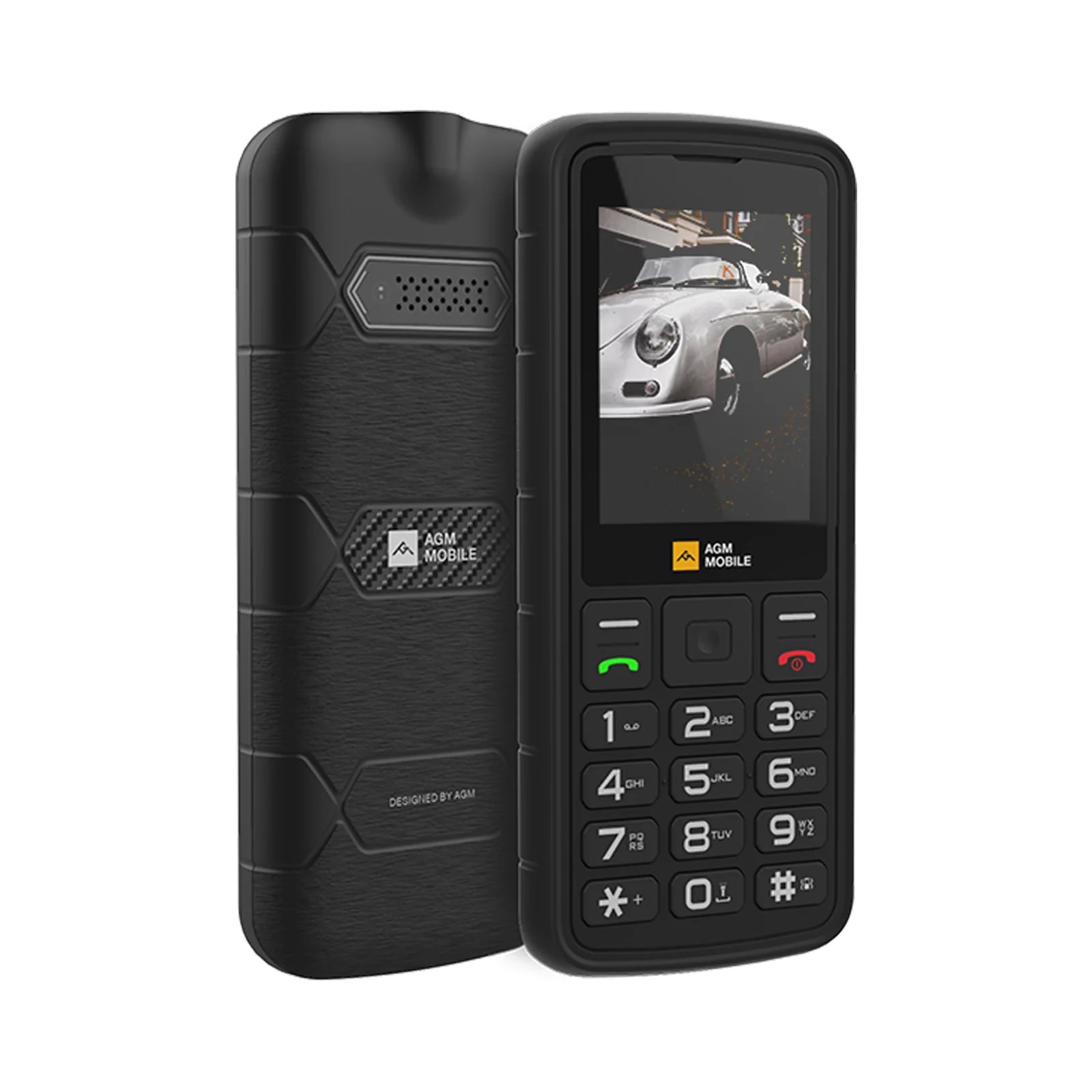 AGM M9 4G IP68 / IP69K / MIL-STD-810H MOBILE PHONE BLACK