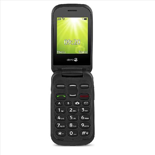 DORO 2404 DS BLACK MOBILE PHONE