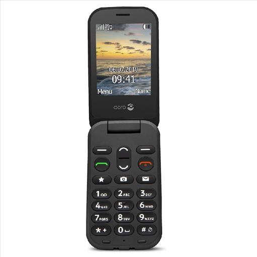 DORO 6040 DS BLACK FLIP MOBILE PHONE