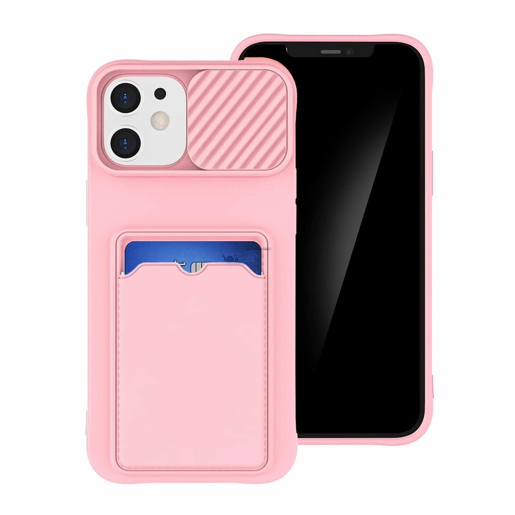 Iphone 12 12 Pro Green On Anti Shock Case With Camera Slider Pink Arp Mobile Tech Stores 7238