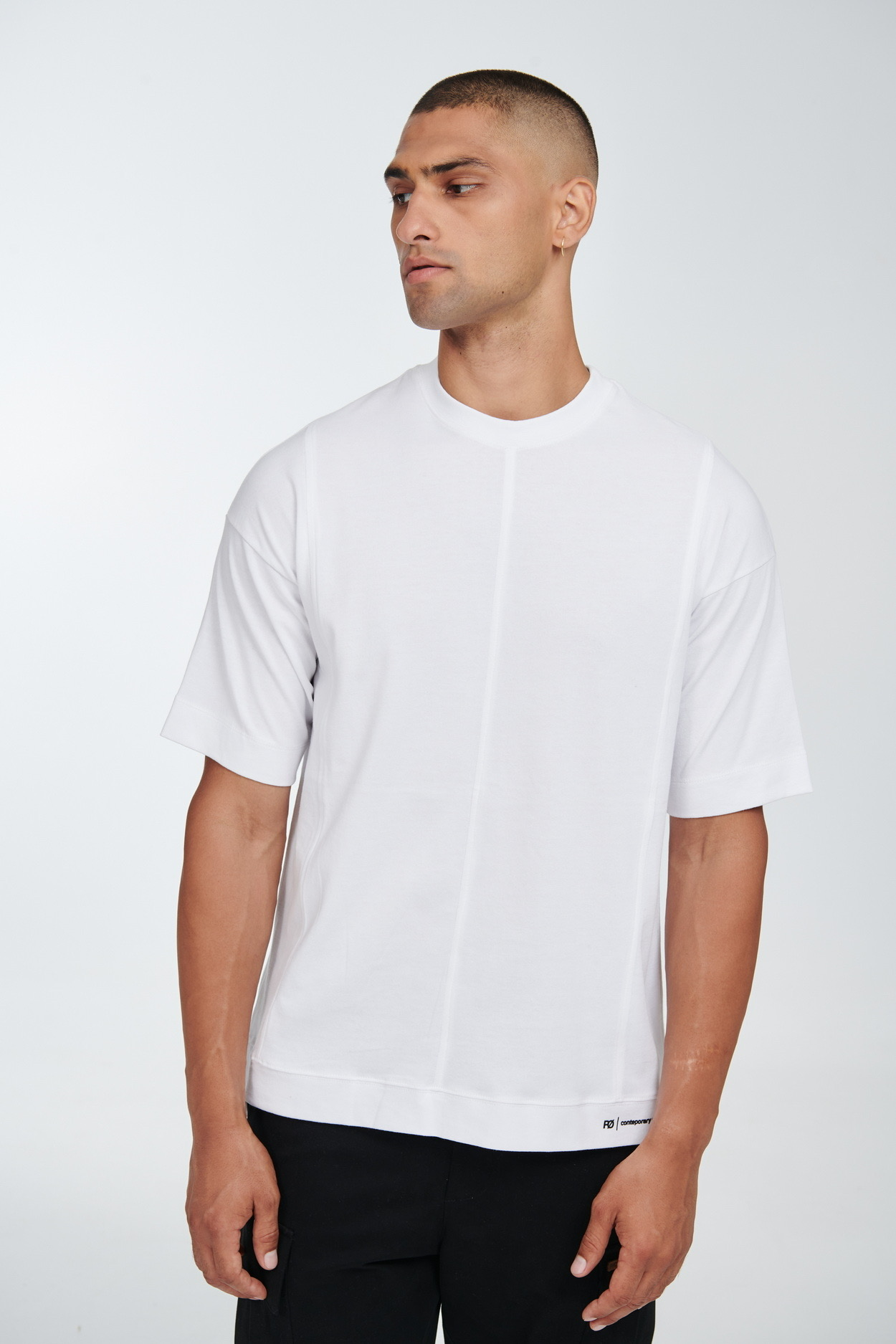 PCOC DOWN THE LINE OVERSIZED LOGO TEE