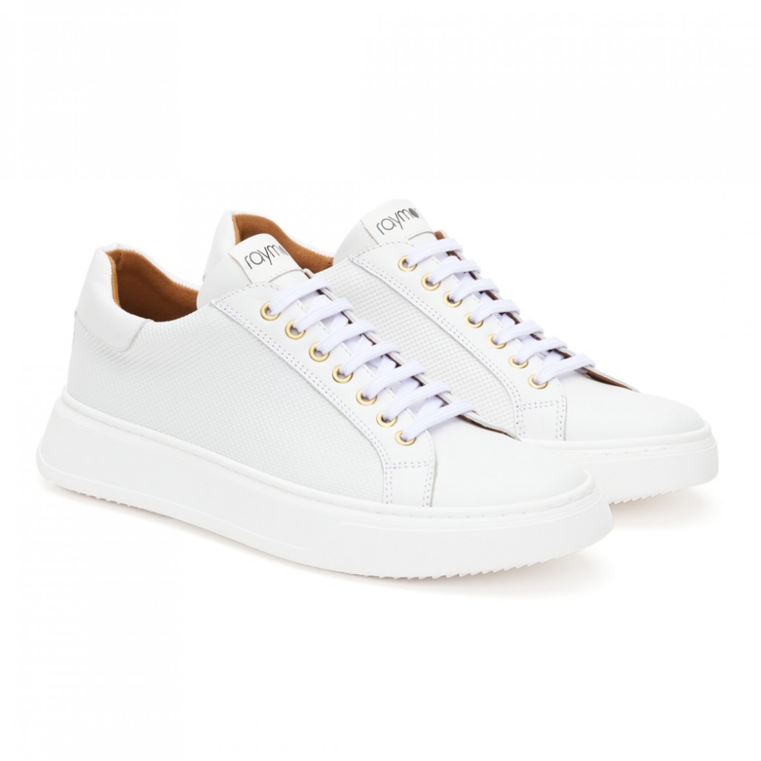 MAXIM LEATHER LOW TOP SNEAKERS
