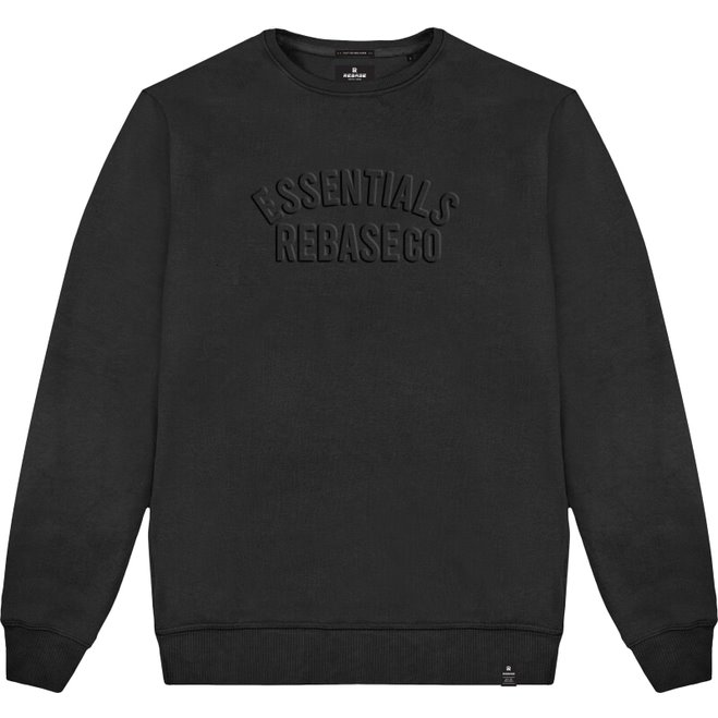 REBASE SWEATSHIRT EMBOSSED LOGO