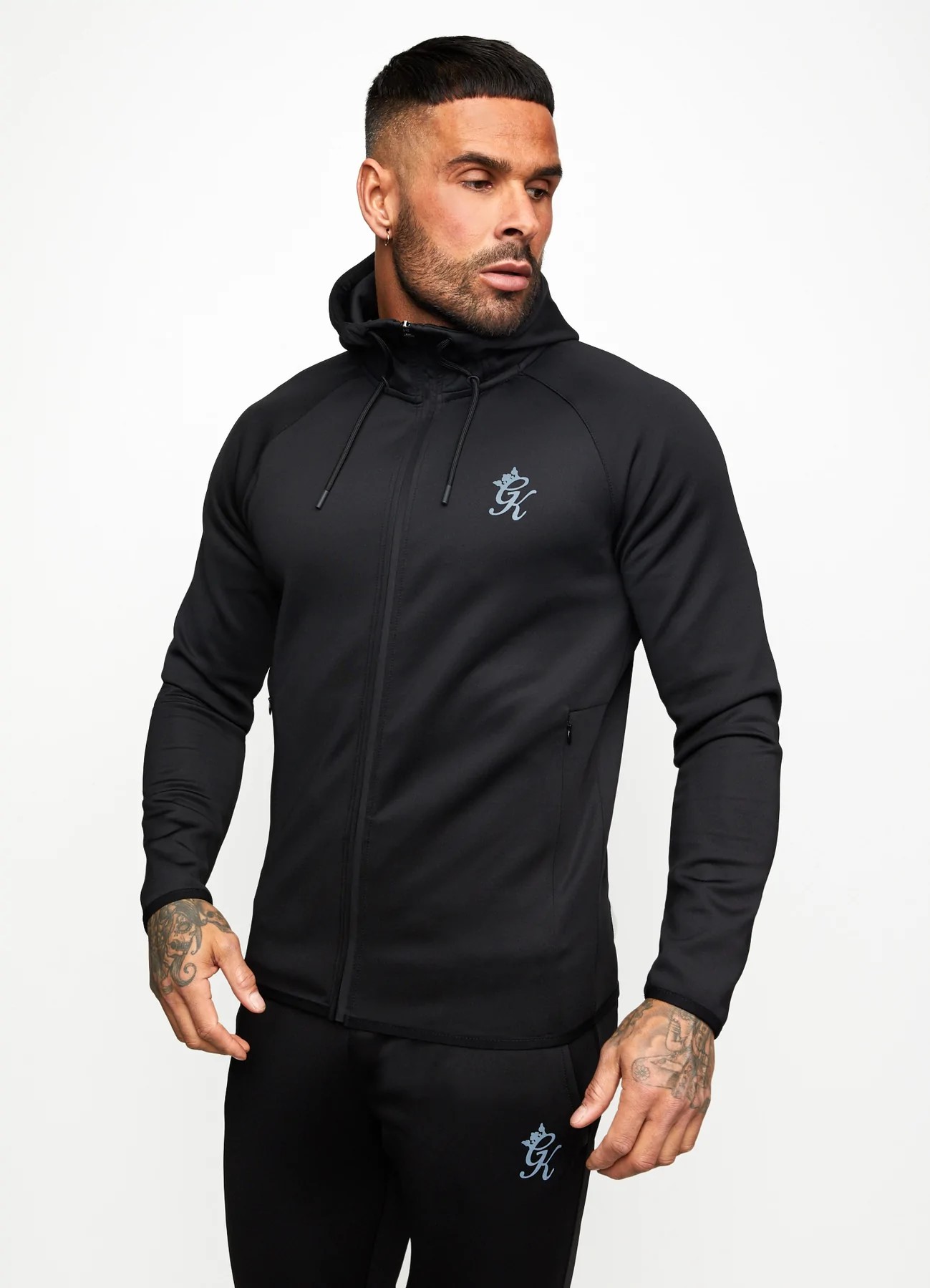 GYM KING FUNDAMENTAL POLY TRACKSUIT TOP
