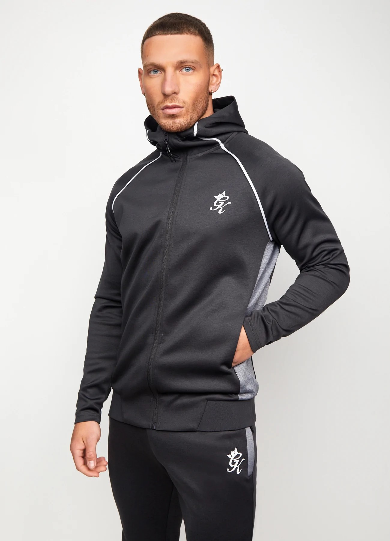 GYM KING FLEXI POLY TRACKSUIT TOP
