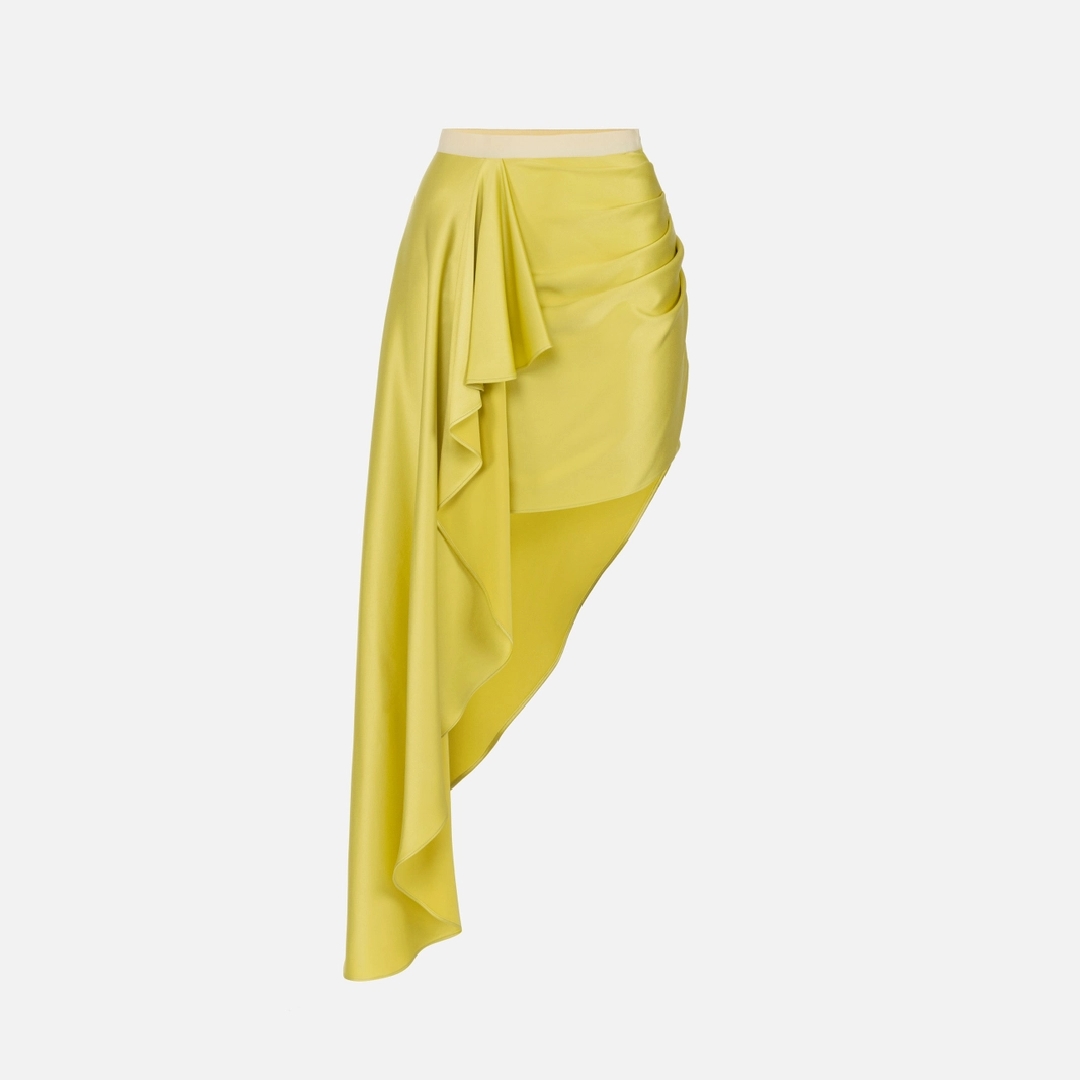 Skirt ELISABETTA FRANCHI Woman color Yellow