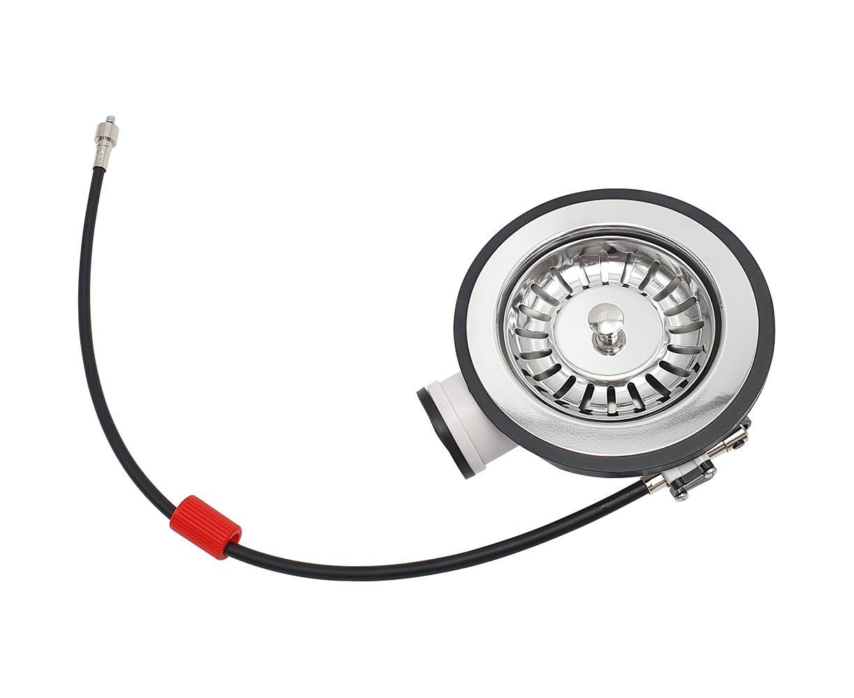 Automatic drain with standard basket