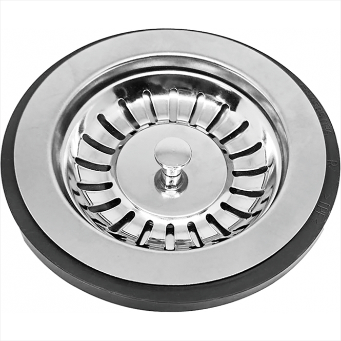 Automatic drain with standard basket