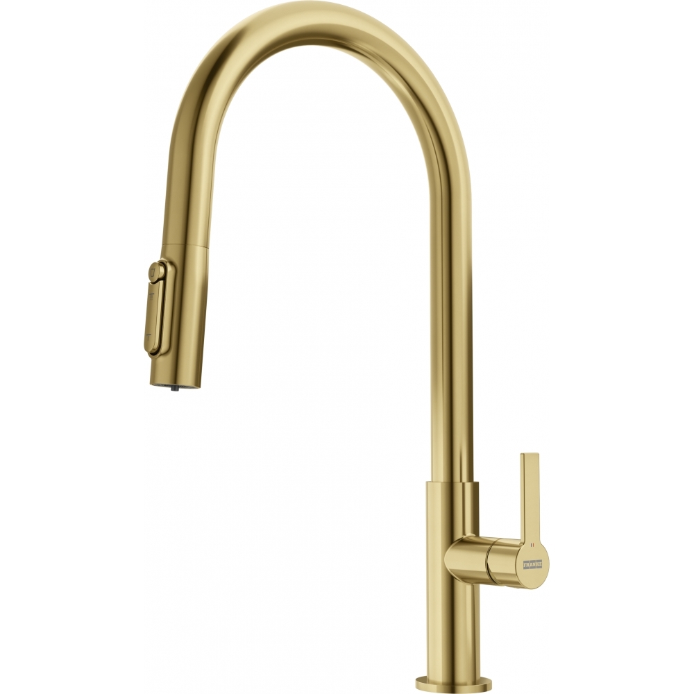 Maris Slim Clear Water Pull out Brushed Gold