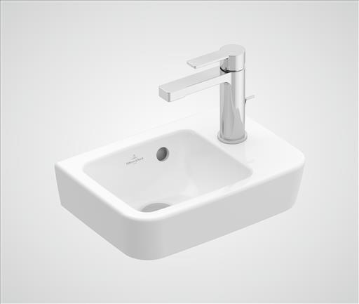 Villeroy Boch O.Novo Hand wash basin Left White Alpin 360x250mm