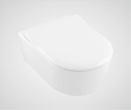 Villeroy Boch Avento Rimless Combi-Pack with Slim Seat White Alpin