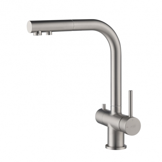 Apala Triflow Pull out Brushed Steel