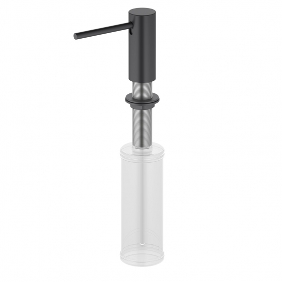 Soap Dispenser Omega Black Matt 320 ml