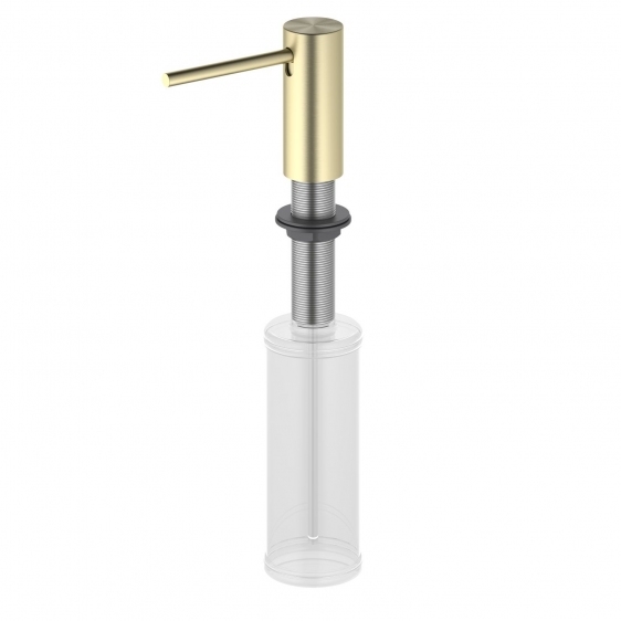 Soap Dispenser Omega Brushed Brushed Gold 320 ml