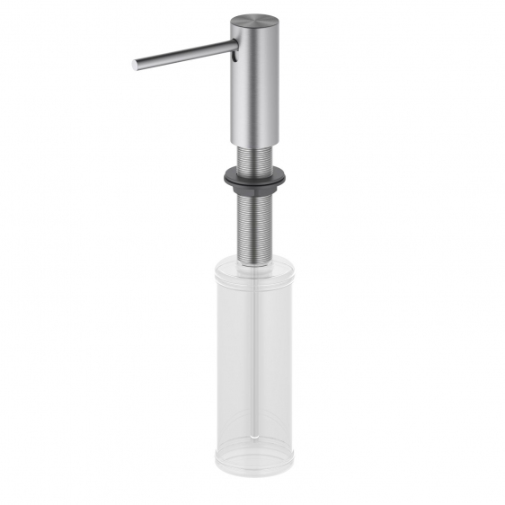 Soap Dispenser Omega Brushed Steel 320 ml