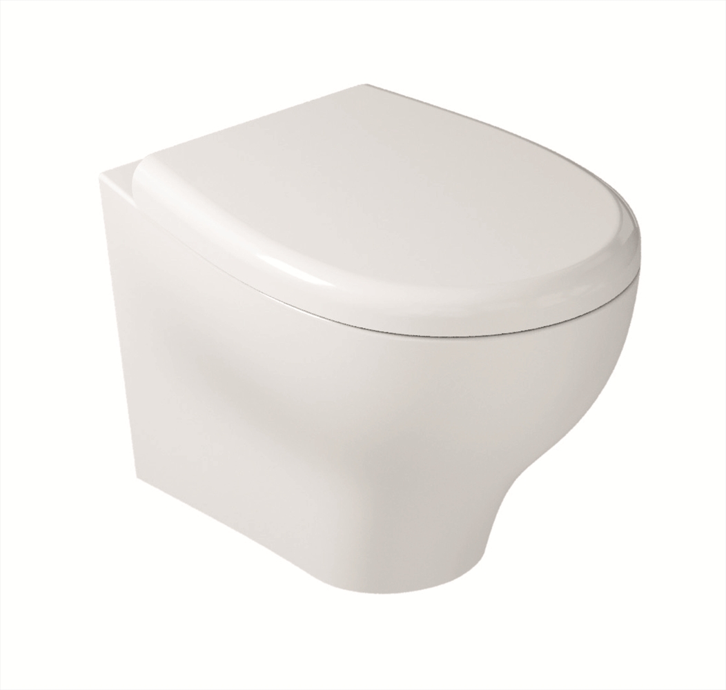 Eden Wall-hung Rimless Including Soft Closing Slim Seat White