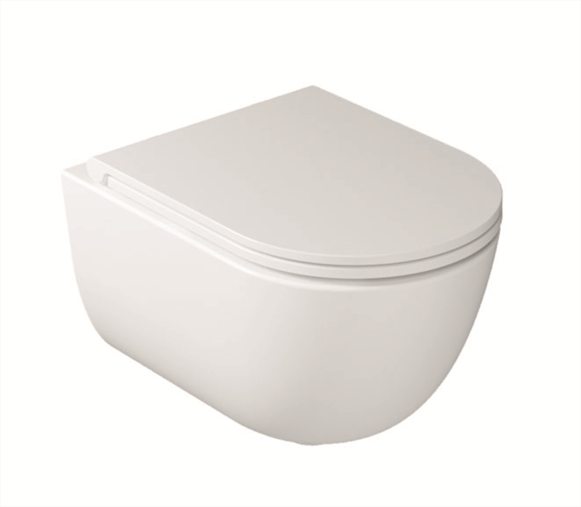 Dream Wall-hung Rimless Including Soft Closing Slim Seat White