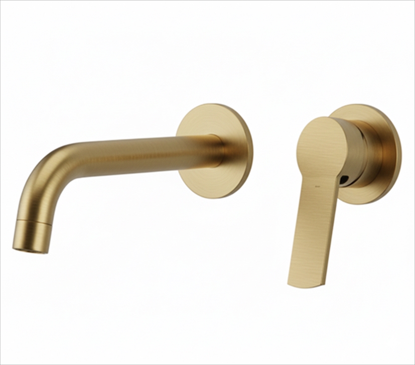 Borras AVANCE Concealed wash basin mixer Brushed Gold