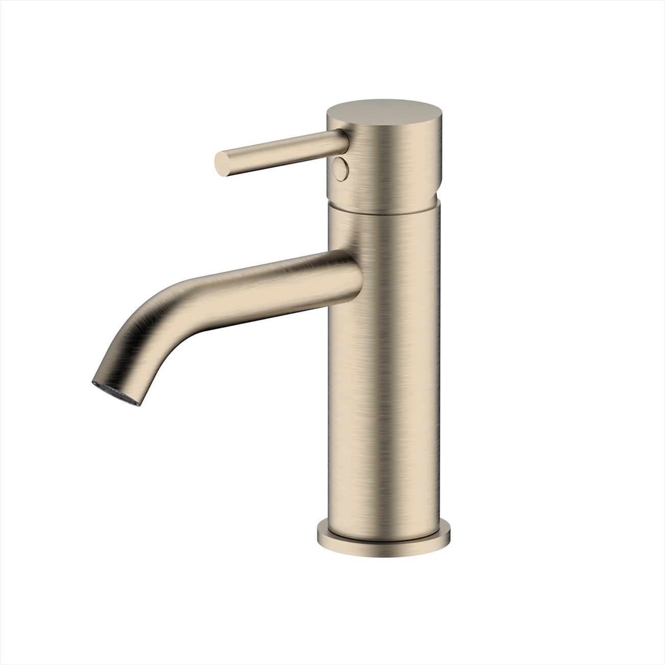 Borras EVOLUTION Short Basin Tap Brushed Steel
