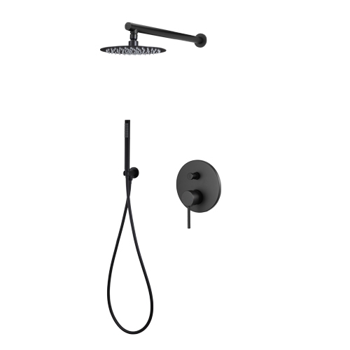 Borras EVOLUTION Concealed shower mixer Matt Black