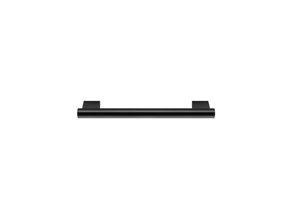 Academia Single Towel Rail 30cm Mat Black