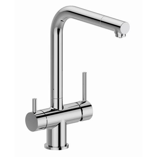 KITCHEN TAP Borras L Triflow Chrome