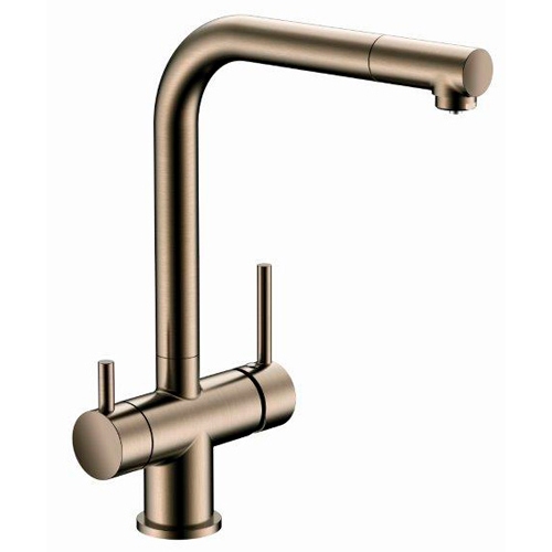 KITCHEN TAP Borras L Triflow Brushed Steel