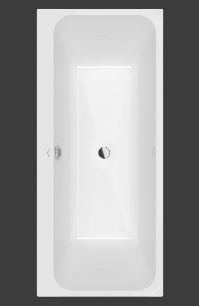 VilleroyBoch Architectura Rectangular 1700 x 700 Acrylic Alpin White