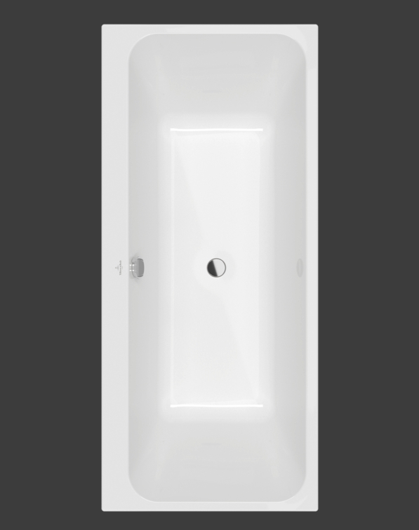 VilleroyBoch Architectura Rectangular 1800 x 800 Acrylic Alpin White