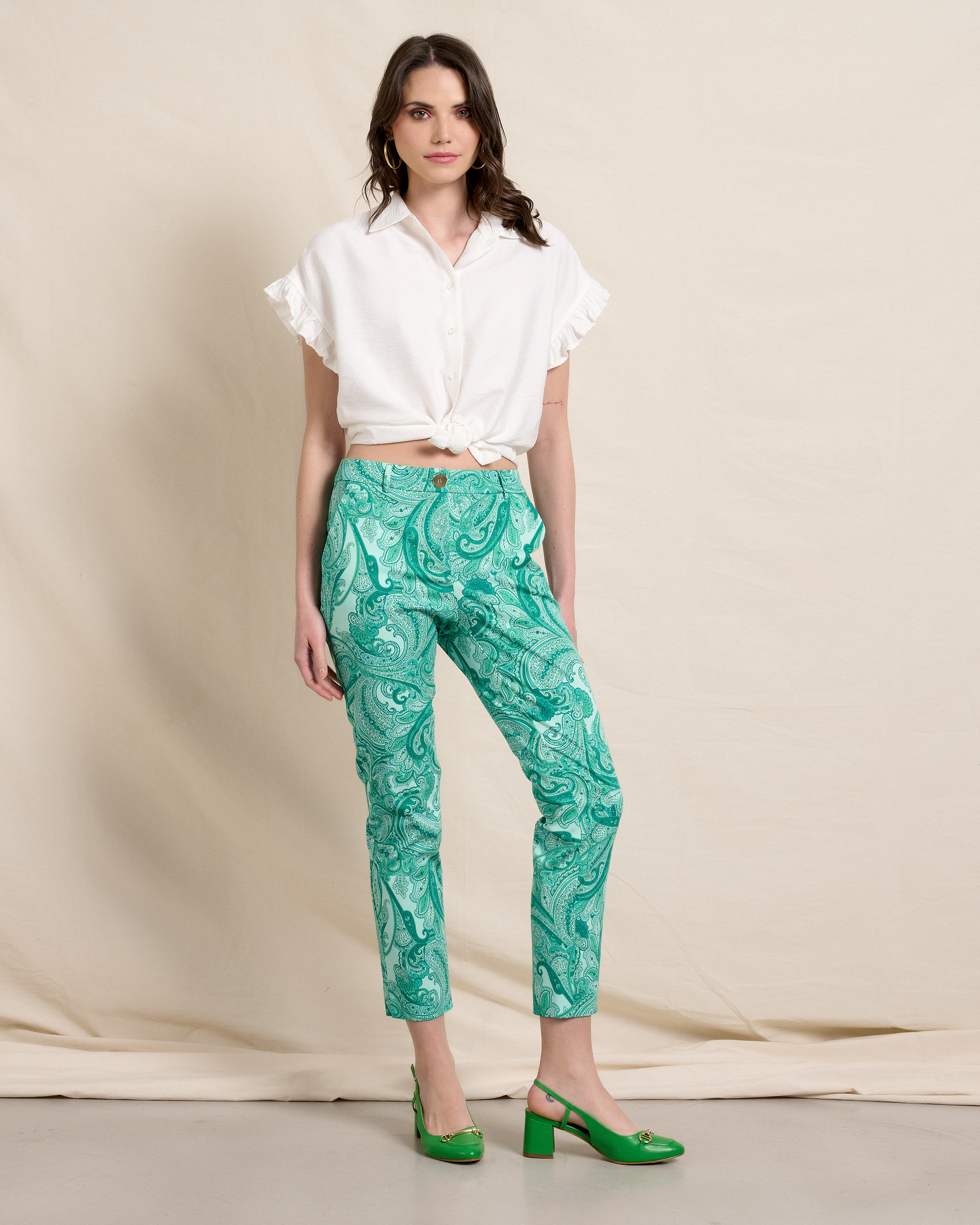 TROUSER COTTON PRINTED