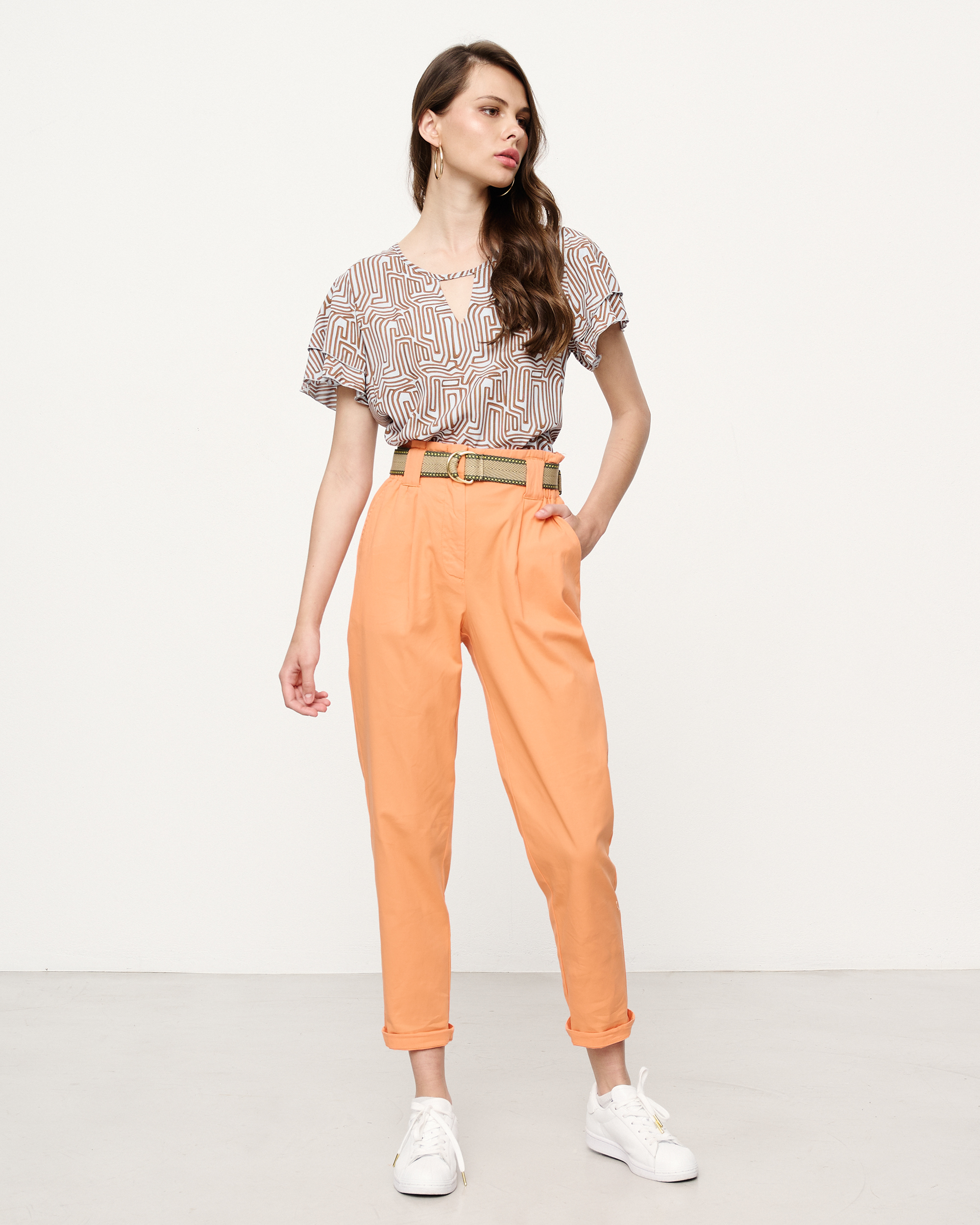 TROUSER COTTON CROPPED