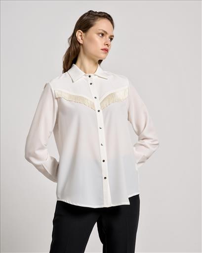 SHIRT WITH FRINGES