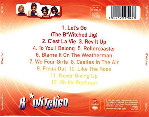 B Witched Rollercoaster Acappela