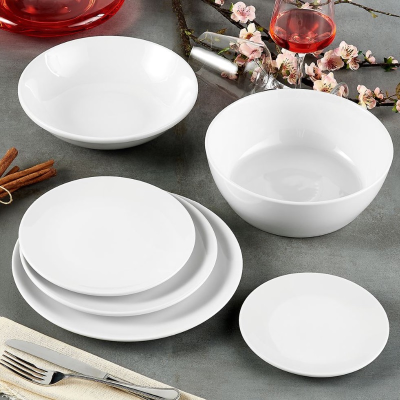 DOT – WHITE SALAD BOWL 20 CM