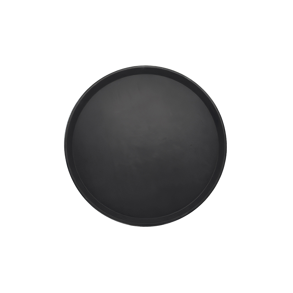 NOV – BLACK NON-SLIP ROUND TRAY 36 CM