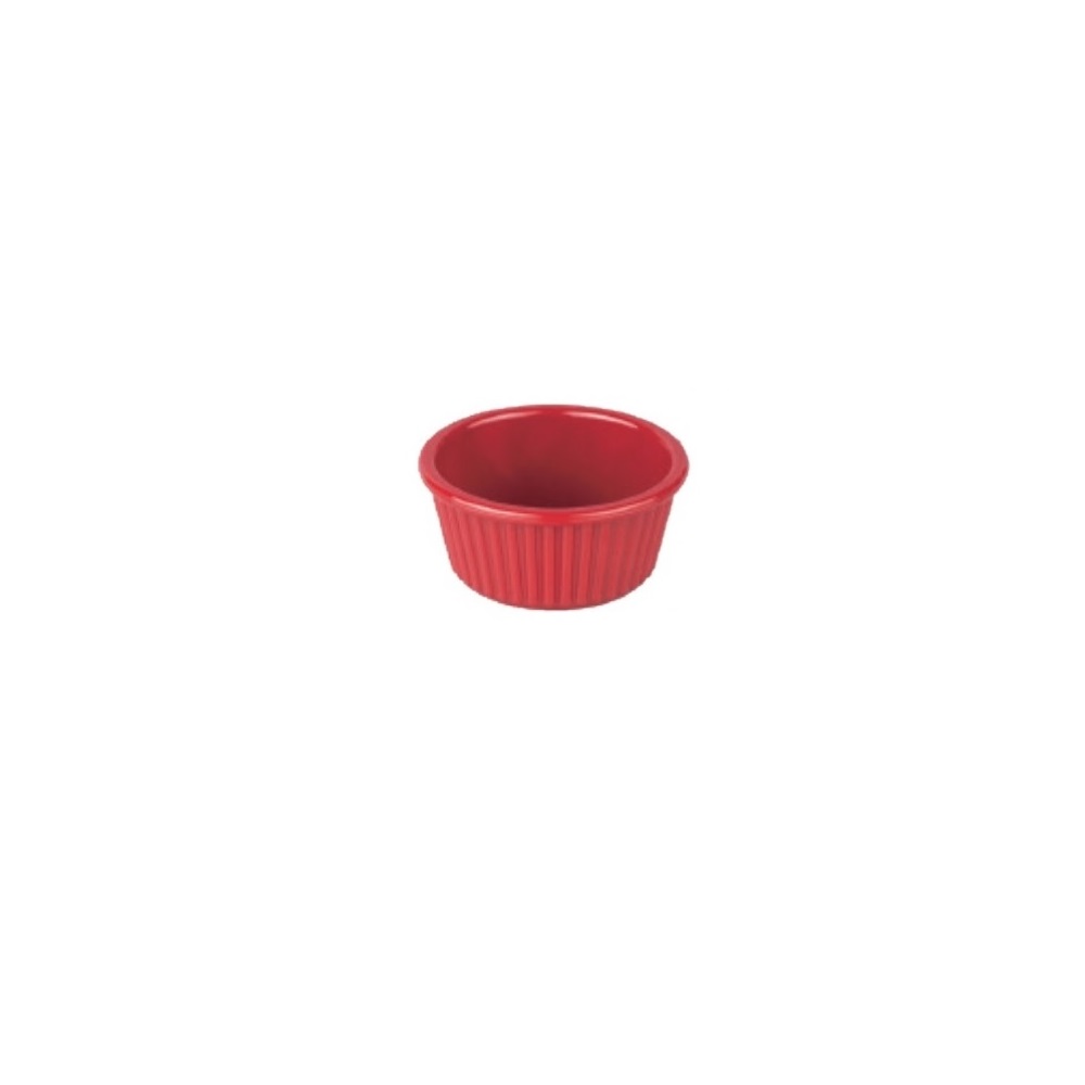 NOVATEX – RIBBED RAMEKIN RED 2 OZ / 60 ML