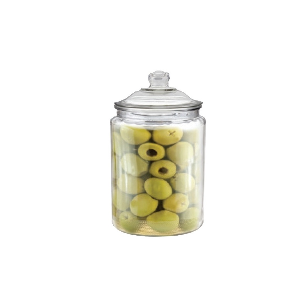 NOV – GLASS CEREAL JAR WITH AIRTIGHT LID 18 x 18 CM / 3.8 L