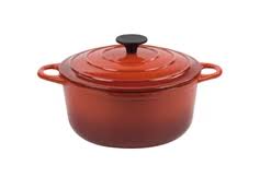 ILSA – RED ENAMELLED CAST IRON ROUND CASSEROLE 24 CM – 4 L