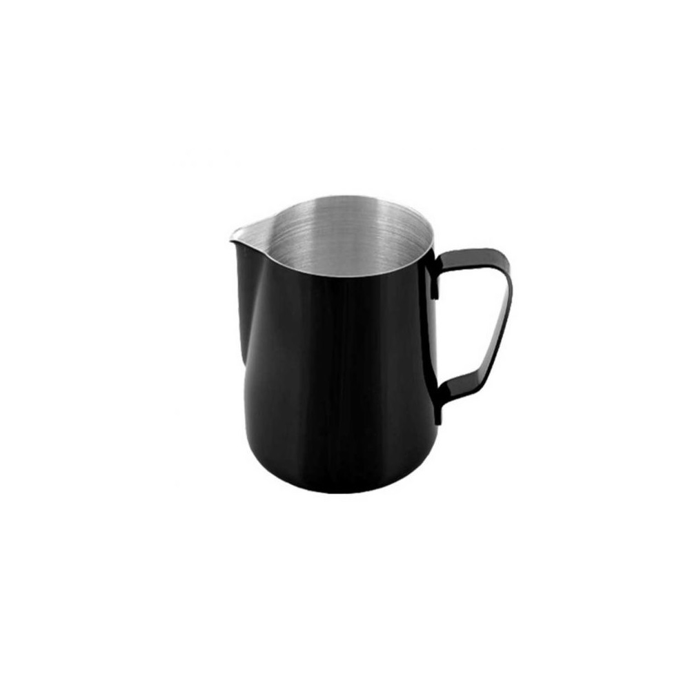 INOX MILK JUG CONICAL BLACK 350 ML