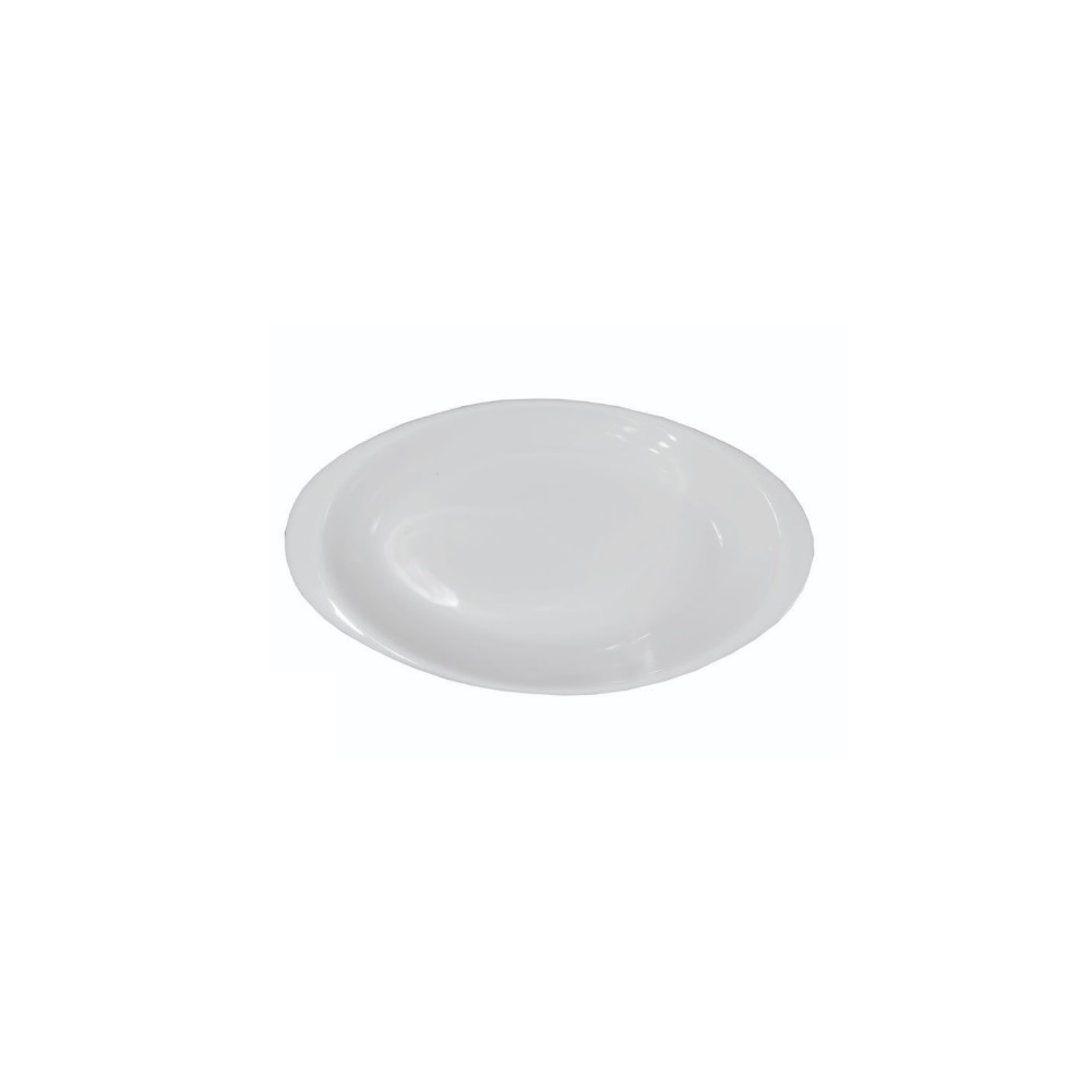 CV – PORCELAIN WHITE OVAL PLATTER BANANA 24 CM