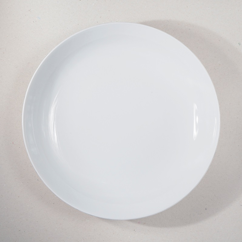 CV – PORCELAIN WHITE DEEP COUPE PLATE 25 CM