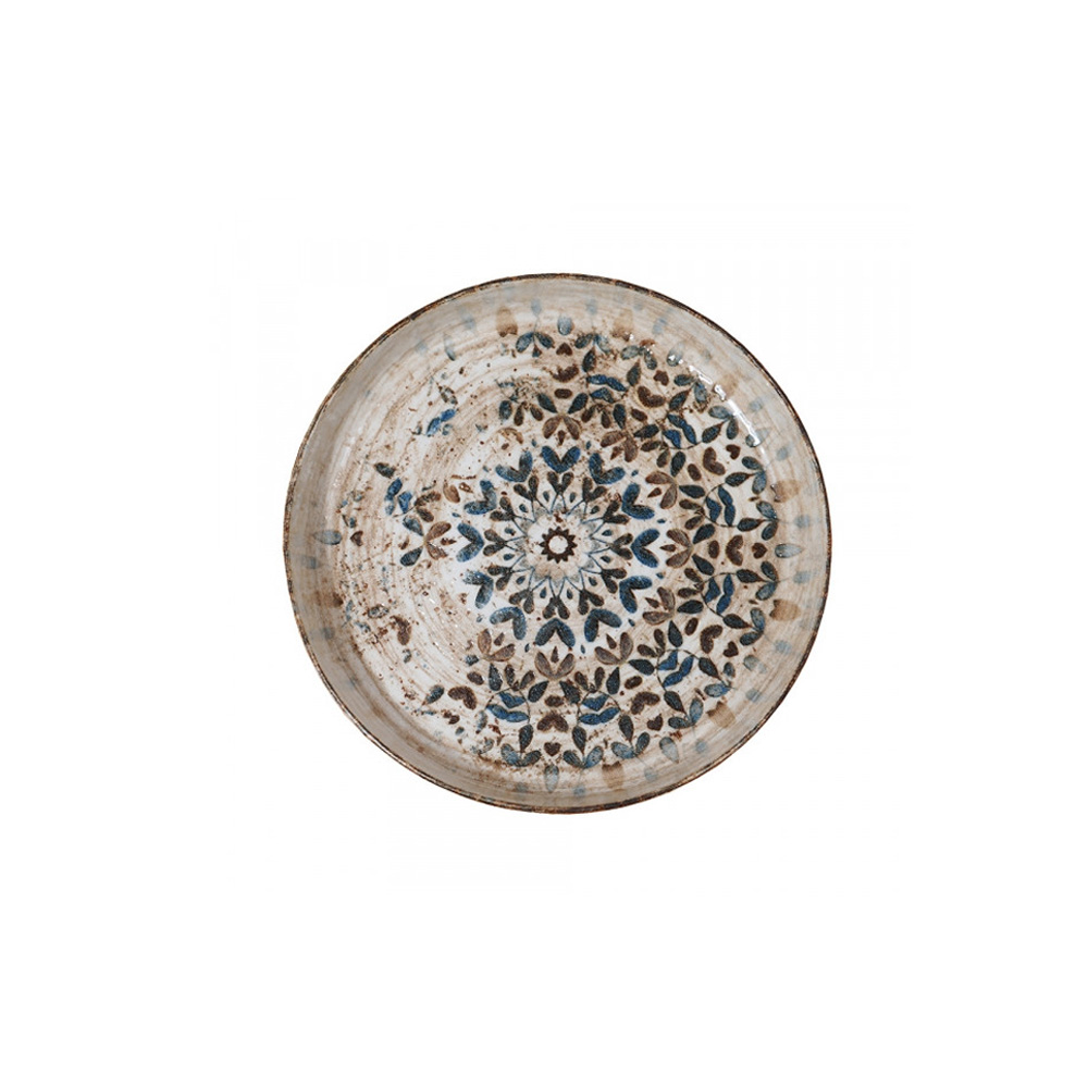 IPEK – TOLEDO AZTEC NATURAL DEEP BOWL 22 CM PORCELAIN