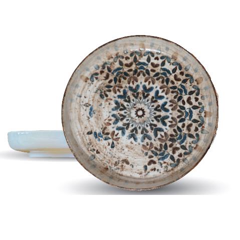 IPEK – TOLEDO AZTEC NATURAL DEEP BOWL 19 CM PORCELAIN