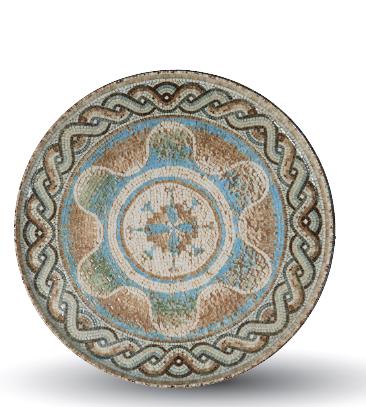 IPEK – TOLEDO SELEST MOSAIC PLATE 24 CM PORCELAIN