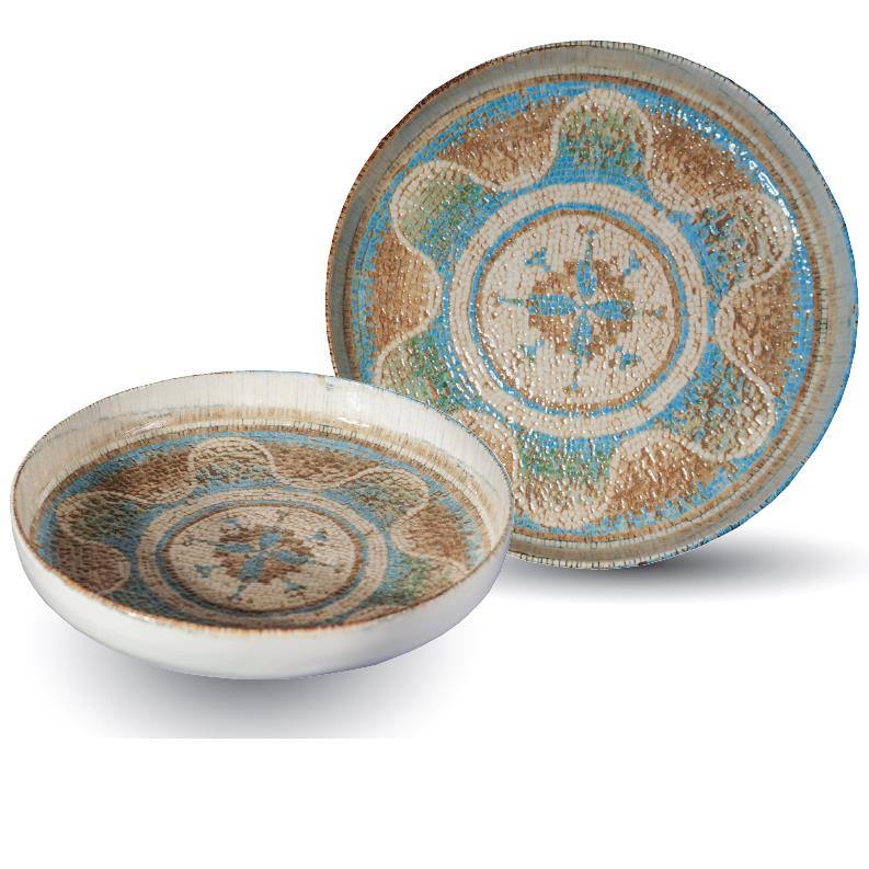 IPEK – TOLEDO SELEST MOSAIC DEEP BOWL 22 CM PORCELAIN